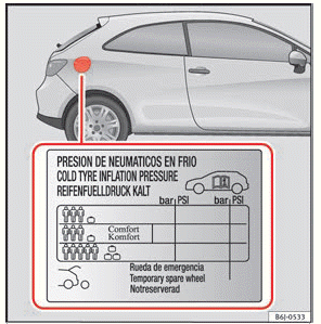 Seat Ibiza. Ruedas y neumáticos